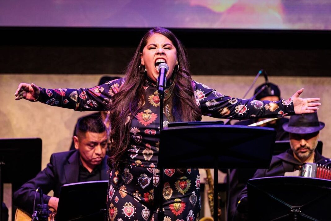 Florencia Cuenca en la presentación reciente en Lincoln Center que destacó un adelanto del musical sobre Frida Kahlo.