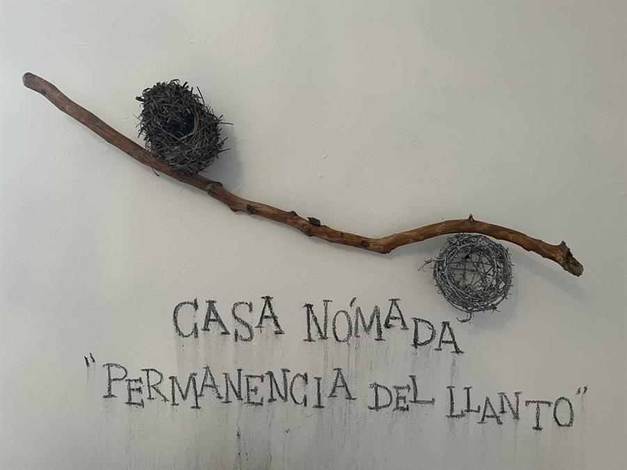 Fotograf&iacute;a de una obra durante la segunda edici&oacute;n de la Trienal de Arte Latinoamericano de Nueva York