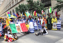 Celebrando a México en Nueva York La ciudad de Nueva York está de fiesta con las celebraciones del Mes de la Herencia Hispana y en ese escenario, los festejos de México son sin duda los más coloridos, los más grandes y están presentes no solo en los barrios donde se concentra la comunidad mexicana.