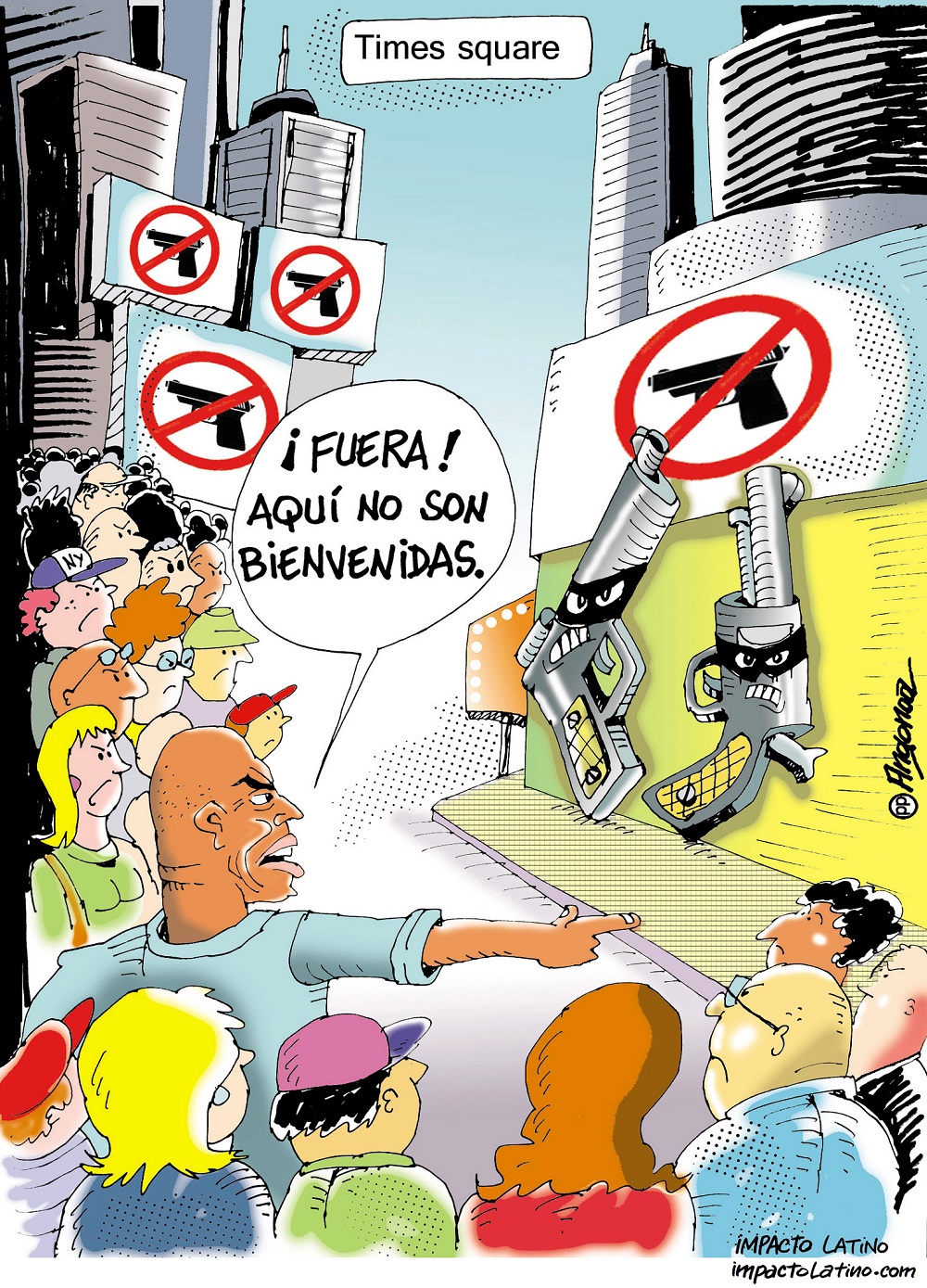 No son bienvenidas