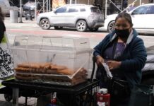 Nueva York ordena el desalojo a los vendedores ambulantes del icónico puente de Brooklyn Vendedores ambulantes de la Gran Manzana participan en una marcha para reclamar licencias de venta ambulante (1)