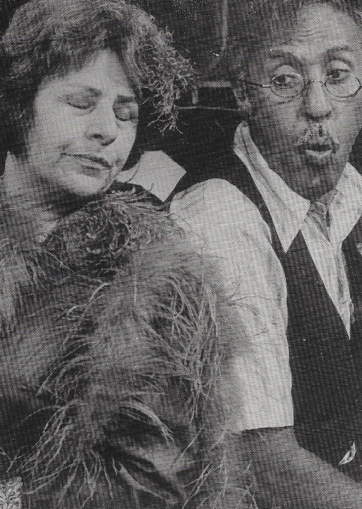Ofelia y Alfonso Manosalvas en &ldquo;Esta noche juntos am&aacute;ndonos tanto&rdquo; de Maruxa Villalta, Repertorio Espa&ntilde;ol, noviembre de 1973