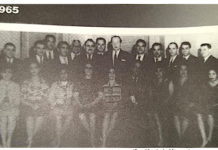 Integrantes del comité organizador del primer Desfile del Día de la Raza del 10 de octubre de 1965. Todos ellos han fallecido.