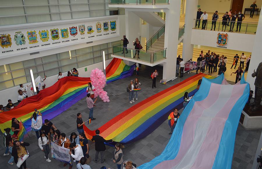 Integrantes de la comunidad LGBTI