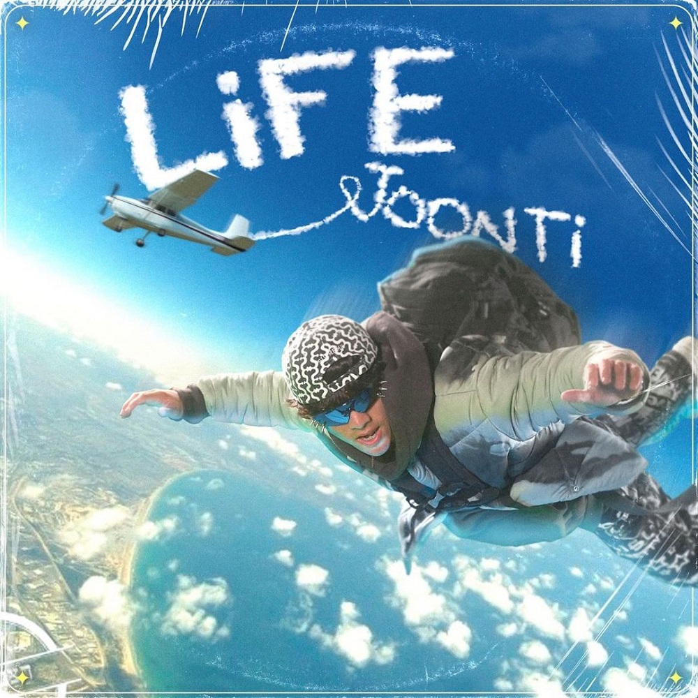 La portada del primer sencillo profesional de Joonti, &ldquo;Life&rdquo;. 