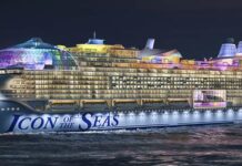 Royal Caribbean donde se muestra una imagen conceptual del crucero Icon of the Seas (2)