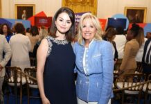 Selena Gómez y la Dra. Jill Biden crean serie para la salud mental Selena Gomez y la Dra. Jill Biden en el primer Foro de Acción Juvenil Sobre Salud Mental, donde primero presentaron “Hidden Healers”.