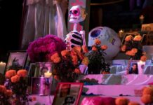 altar monumental en el marco del día de muertos en el barrio de Santa Anita (4)