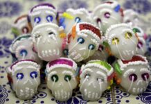 calaveritas de azúcar hechas en la fabrica de dulces artesanales El Colibrí (2)