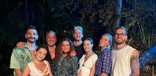 familia Montaner y sus cónyuges en Miami