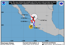 Orlene crece a huracán categoría 4 rumbo a las costas del Pacífico de México huracán Orlene