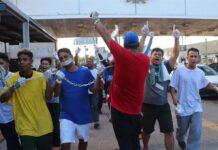 protesta de inmigrantes