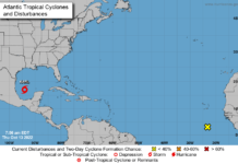 Karl se mueve muy lentamente y llegará a Mexico el viernes o incuso sábado tormenta Karl