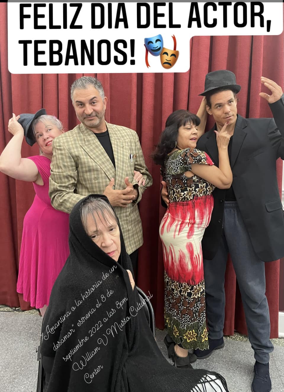 Lucy Santiago, Daniel Valerio, &Aacute;ngela C&aacute;novas, Olga Camil y Bol&iacute;var Morales