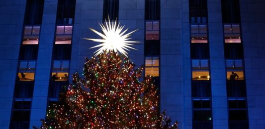 El tradicional árbol de Navidad del Rockefeller Center, uno de los grandes símbolos de las fiestas en Nueva York, llegó este sábado a la ciudad para comenzar a ser engalanado de cara a su encendido el próximo 30 de noviembre.