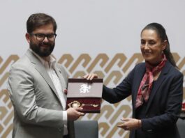 Claudia Sheinbaum, entrega hoy las llaves de la ciudad como huésped distinguido al presidente de Chile,