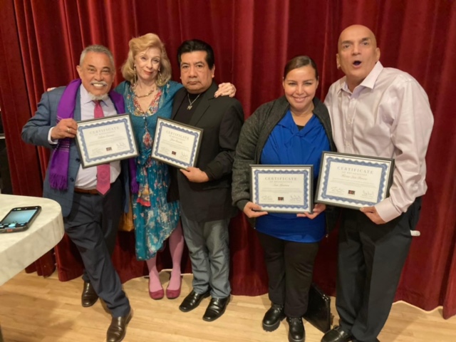Edison Carrera, Alicia Kaplan, Juan Guzm&aacute;n, Ana Montero y H&eacute;ctor Luis Rivera.