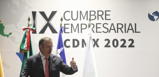 El canciller mexicano, Marcelo Ebrard,
