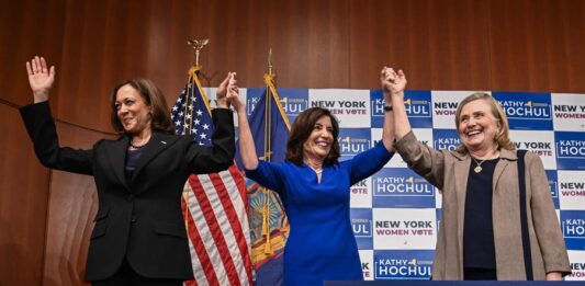 Hillary Clinton y Harris