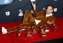 Drexler da la sorpresa y se convierte en el gran vencedor de los Latin Grammy
