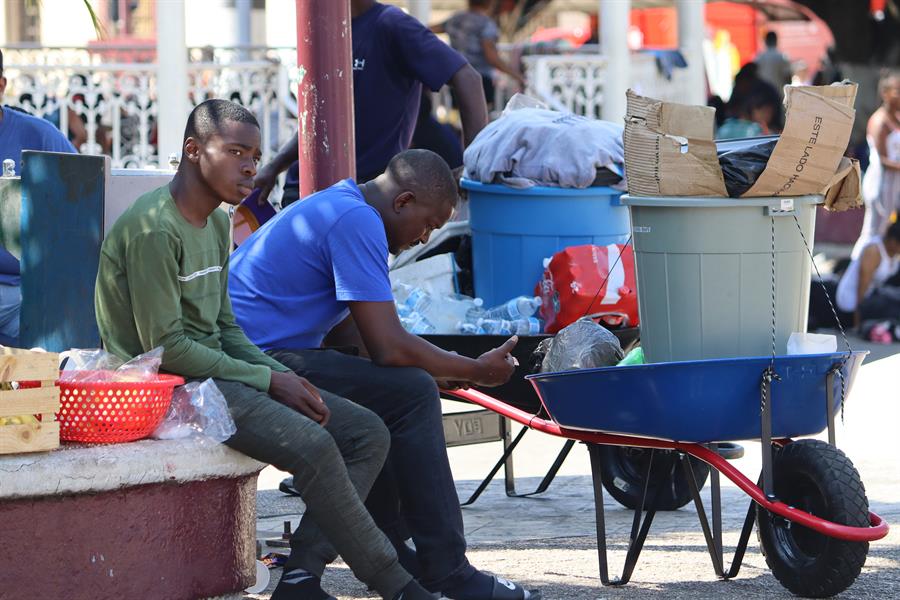 Migrantes haitianos se dedican a la venta informal de productos (2)