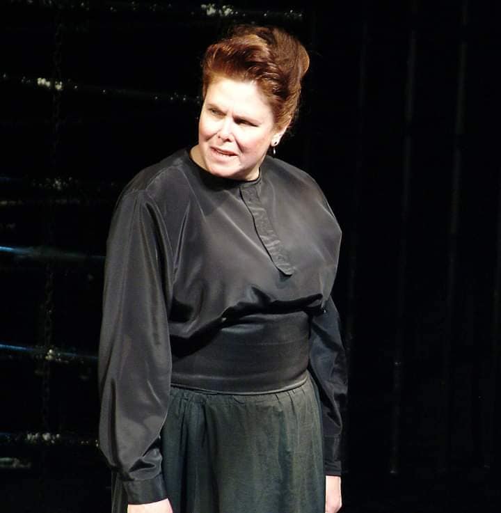 Tatiana Vecino en su poderosa interpretaci&oacute;n de Bernarda Alba.