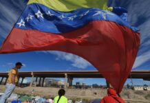 inmigrantes venezolanos en la frontera