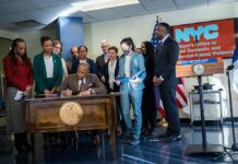Nueva York en la lucha contra violencia doméstica y de género El alcalde de Nueva York, Eric Adams,