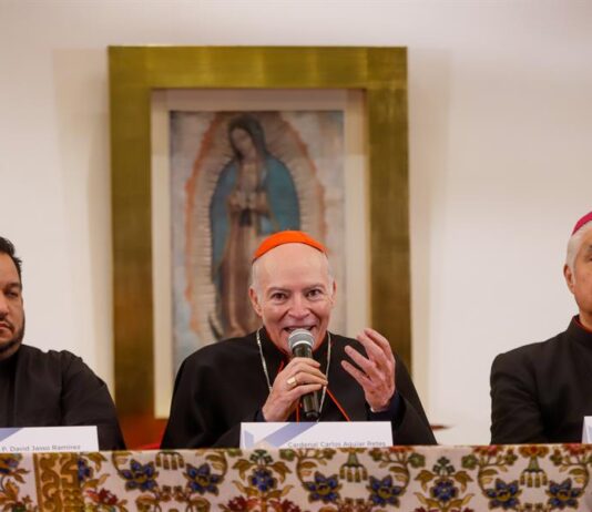 Iglesia anuncia novenario para celebrar 5 siglos de la Virgen en México El arzobispo primado de México, Carlos Aguilar Retes