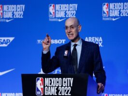 El comisionado de la NBA, Adam Silver