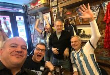 Argentinos en Nueva York vivieron intensamente el mundial LOS HINCHAS DE ARGENTINA VIVIERON LA INTENSIDAD DE LA FINAL DE CATAR 2022 EN NYC 1