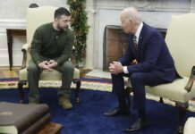 Zelenski plantea a Biden un plan de paz que no dañe la soberanía de Ucrania Volodímir Zelenski