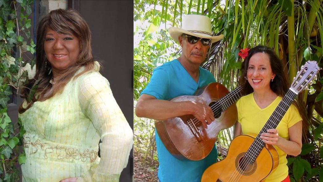 la cantante gar&iacute;funa Lucy Blanco; Los guitarristas flamencos Lisa y Josu&eacute;