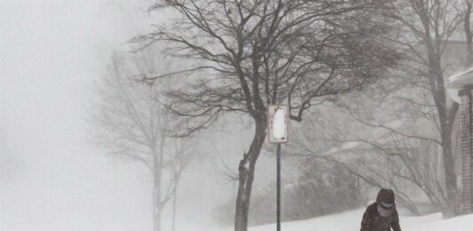 tormenta invernal en Nueva York