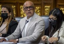El presidente de la Asamblea Nacional, Jorge Rodriguez