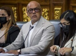 El presidente de la Asamblea Nacional, Jorge Rodriguez