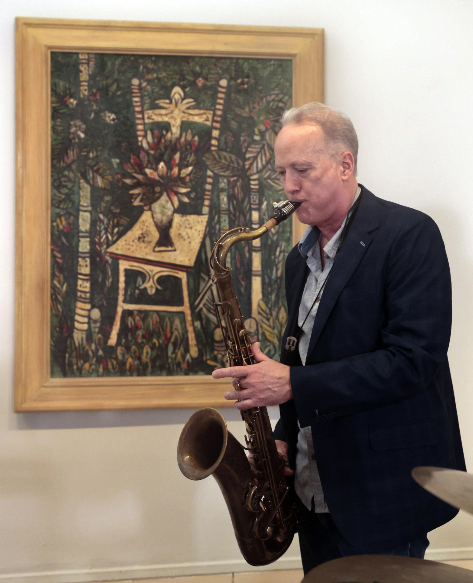 Saxofonista estadounidense Ted Nash.