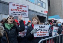 Unas 15.000 enfermeras inician la mayor huelga del sector de la historia de Nueva York