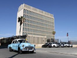 Grupos opositores cubanos piden en una carta a Biden cero concesiones a Cuba La embajada de EE.UU. en Cuba (2)