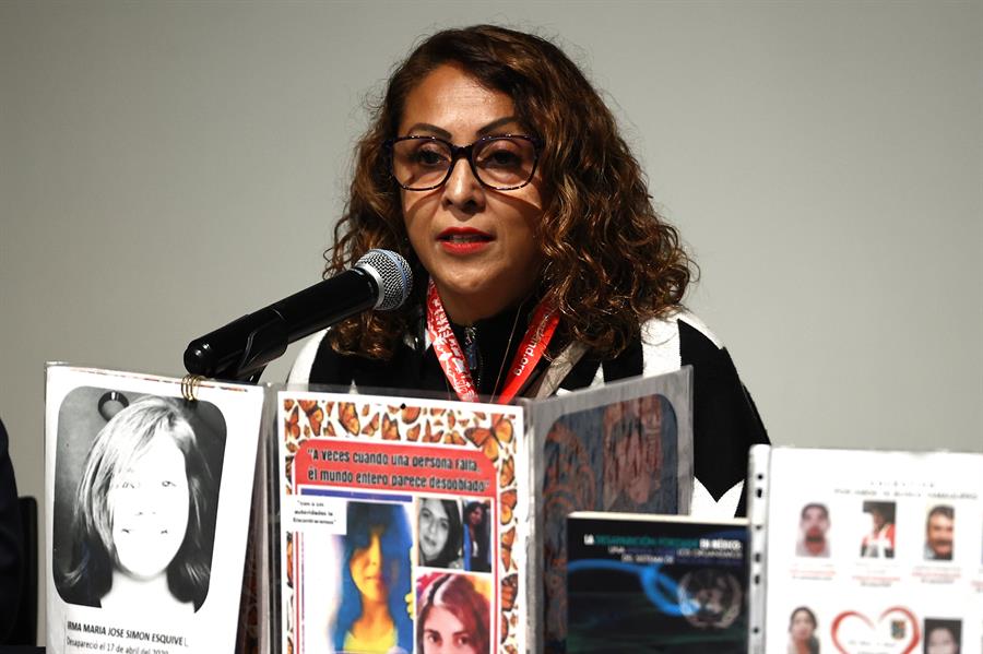 Laura Curiel, madre de una persona desaparecida desde 2015