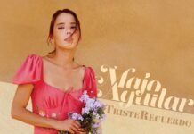 Majo Aguilar lanza “Triste Recuerdo” como homenaje a su abuelo La portada de “Triste Recuerdo”, la versión de Majo Aguilar.