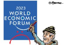 World Economic Forum 2023 caricatura1