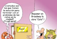 ¡Reponer en Broadway la obra "Cats"! caricatura