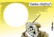 "Cambio Climático" caricatura
