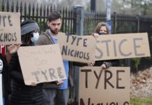 protestas por Tyre Nichols