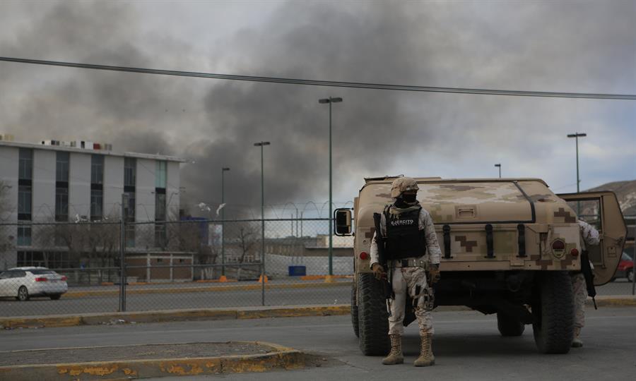 zona del penal donde se registro una fuga y un motín (2)