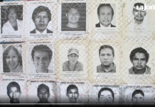 Familiares piden justicia para desaparecidos de Guerra Sucia en sur de México Familiares de víctimas de desaparición forzada en el periodo conocido como Guerra Sucia en México marchó este domingo en la ciudad de Chilpancingo, capital del estado de Guerrero, sur de México, protesta que llevó al exterior de instalaciones militares en la conmemoración del Día del Ejército mexicano.