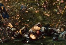El Met presenta famosas obras del Museo de Arte de Ponce El principe entra al bosque, es una de las tres obras que componen la serie El rosal silvestre, de Edward Burne-Jones, todas ellas actualmente presentadas en el Metropolitano, son de los más afamadas obras del arte pictórico europeo del siglo XIX. (Foto Tomada del Facebook del Museo de Arte de Ponce)