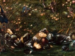 El Met presenta famosas obras del Museo de Arte de Ponce El principe entra al bosque, es una de las tres obras que componen la serie El rosal silvestre, de Edward Burne-Jones, todas ellas actualmente presentadas en el Metropolitano, son de los más afamadas obras del arte pictórico europeo del siglo XIX. (Foto Tomada del Facebook del Museo de Arte de Ponce)