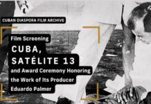 Eduardo Palmer, productor de "Cuba, satélite 13", recibe premio a su carrera Eduardo Palmer